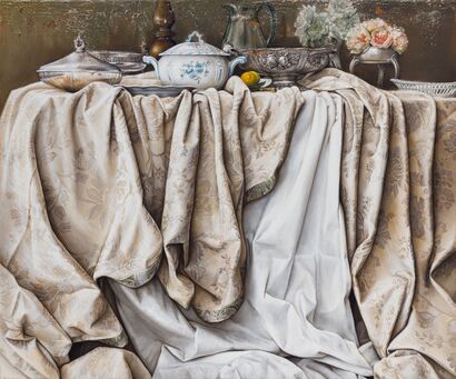 Study for \'War\' - a Paint Artowrk by Anikó Boda